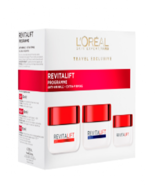 L´Oreal Revitalift crema día + crema noche + contorno ojos