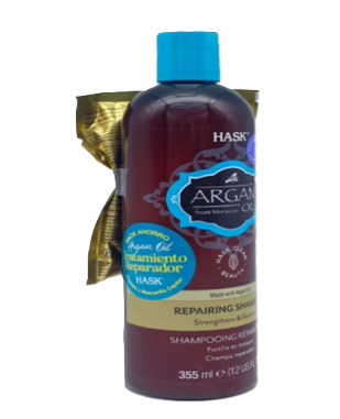 Hask pack promo reparador argan oil champú + mascarilla sobre argan oil