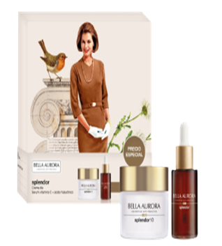 Bella Aurora Pack splendor día + splendor serum iluminador antioxidante