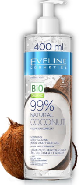 EVELINE 99% NATURAL GEL CORPORAL Y FACIAL