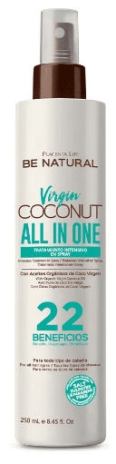 Be Natural - Spray All in One VIRGIN COCONUT restauración total 250 ml (Vegano)