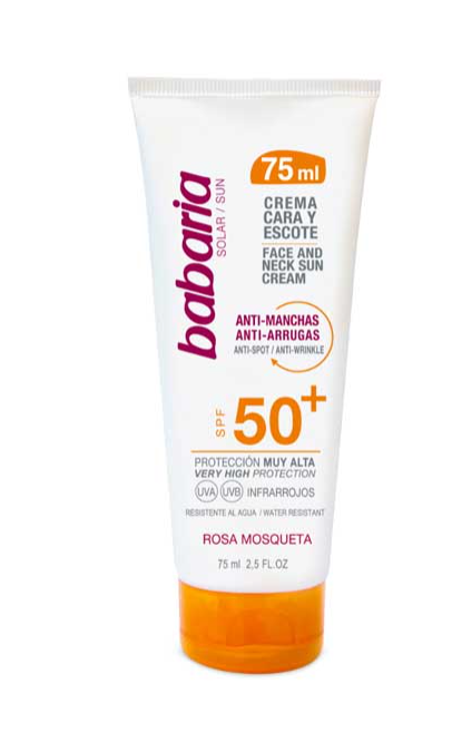 Babaria Crema Solar Anti-manchas y Anti-arrugas SPF50+