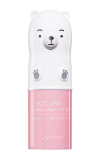 The Saem - Iceland- Contorno de ojos hidratante con colágeno