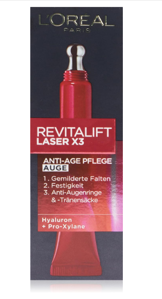 L´Oreal Contorno ojos Revitalift Laser x 3 pro-retinol + hyaluronic + vitamin c