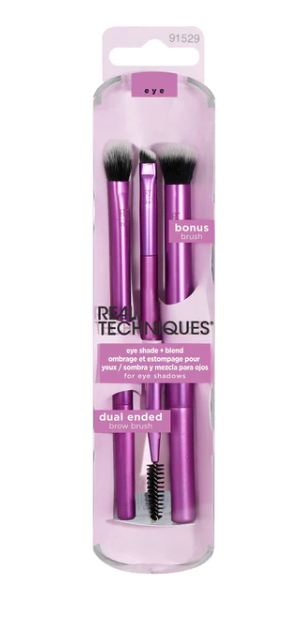 Real Technique eye shade + blend brocha sombras + brocha mezclar