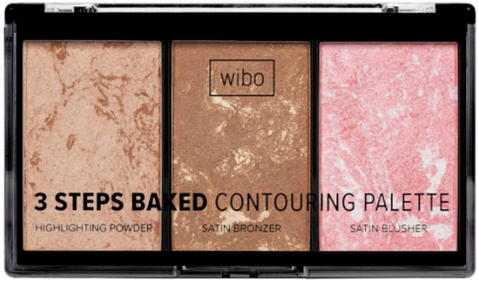 Wibo 3 Steps Baked Contouring Palette