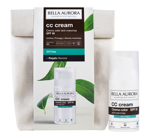 Bella Aurora Pack CC antimanchas Oil Free SPF50+ Regalo