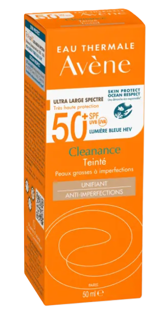 Avene Cleanance solar con color SPF 50+