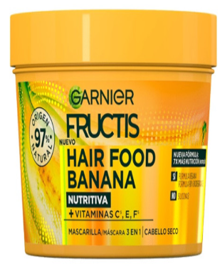 Garnier MASCARILLA FRUCTIS HAIR FOOD BANANA NUTRITIVA 400 ML