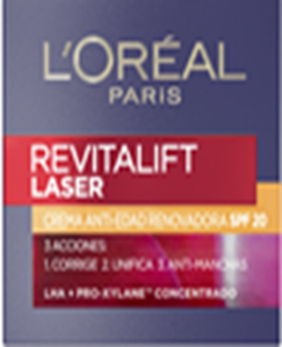 L'OREAL Revitalift Laser X3 crema antiedad renovadora SPF-20 tarro 50 ml