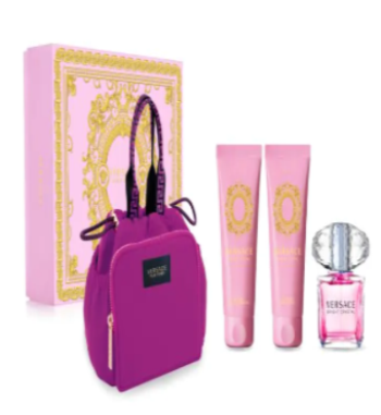 Versace Bright Crystal 90 ml + body + gel + bolso