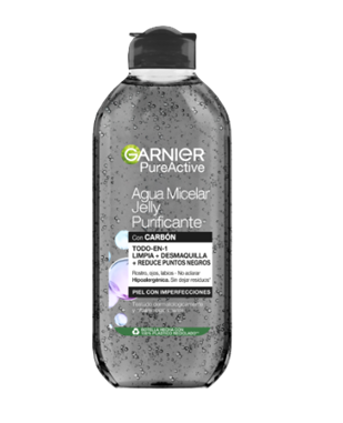 Garnier Agua Micelar con Carbón y Ácido Salicílico 400 ML