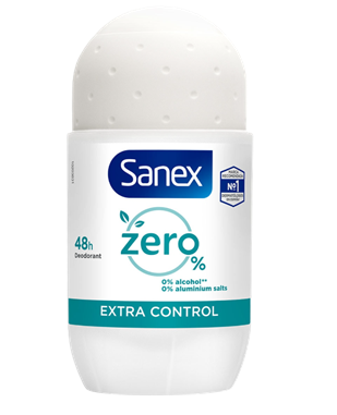 Sanex Zero% Desodorante Roll-on Extra Control 48h