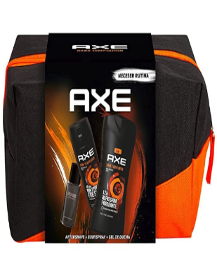 Axe neceser dark temptation desodorante + after shave + gel