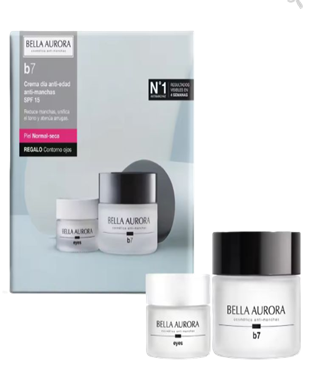 Bella Aurora Pack b7 Crema antimanchas y antiedad para piel normal-seca + Eyes