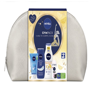 Neceser plata Nivea gym pack Q10 loción 400 ml