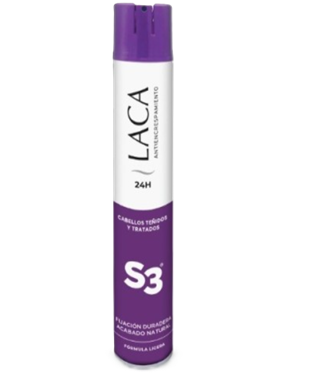 Laca S3 para Cabello Teñido y Tratado 400 ml