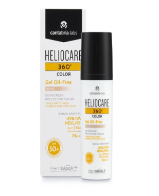 Heliocare 360° SPF 50+ Gel Oil-Free Color Beige 50 m