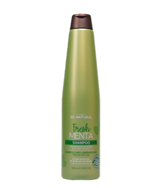 Be Natural Champú fresh menta cabello graso