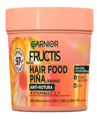 Garnier Mascarilla piña anti-rotura Hair Food