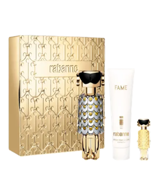 Fame 80 ml + 4 ml + body lotion Paco Rabanne