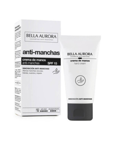 Crema de manos anti-manchas spf 15 Bella Aurora