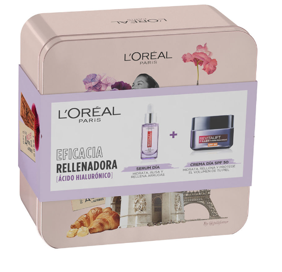 L´Oreal lata serum día + crema día spf 50 revitalift filler