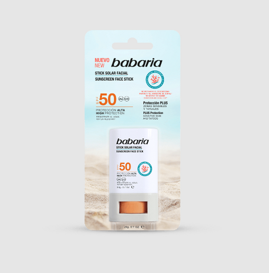 Babaria Stick Solar Facial Fp 50 Zonas Sensibles y Tatuajes