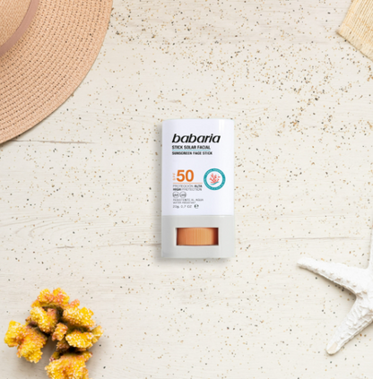 Babaria Stick Solar Facial Fp 50 Zonas Sensibles y Tatuajes