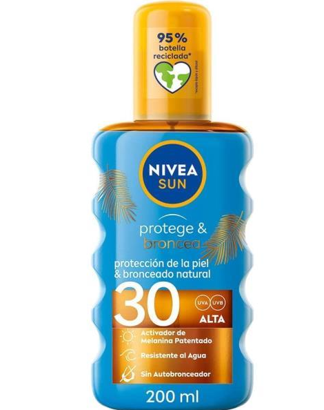 Nivea FP 30 Aceite Spray Protege & Broncea