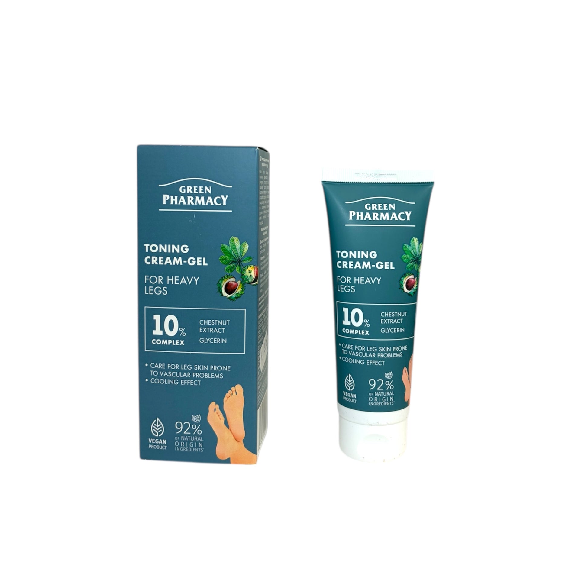 Green Pharmacy crema gel piernas cansadas castaño de indias efecto refrescante