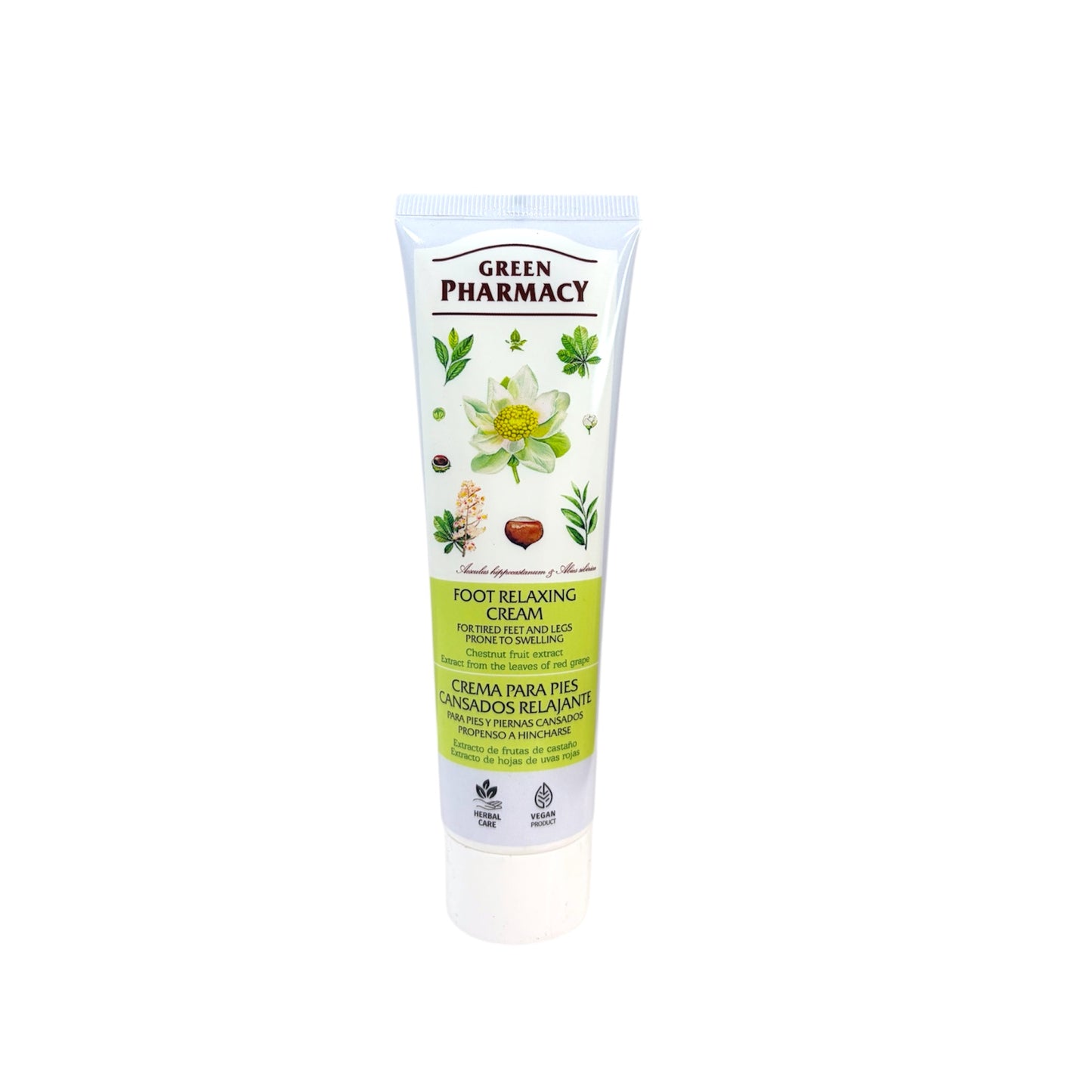 Green Pharmacy crema pies cansados relajante castaño de indias refrescante
