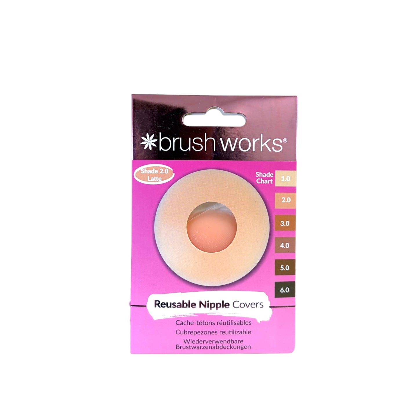 Parches Adhesivos Invisibles para Pecho Brushworks Color Natural