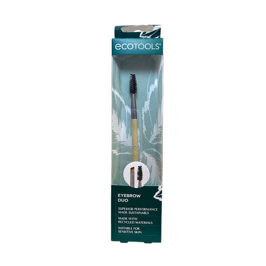 Brocha doble para cejas EcoTools con cepillo spoolie y punta biselada