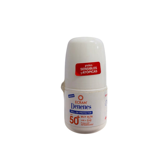Ecran Denenes Roll-On Protector Solar SPF 50+ para pieles sensibles y atópicas
