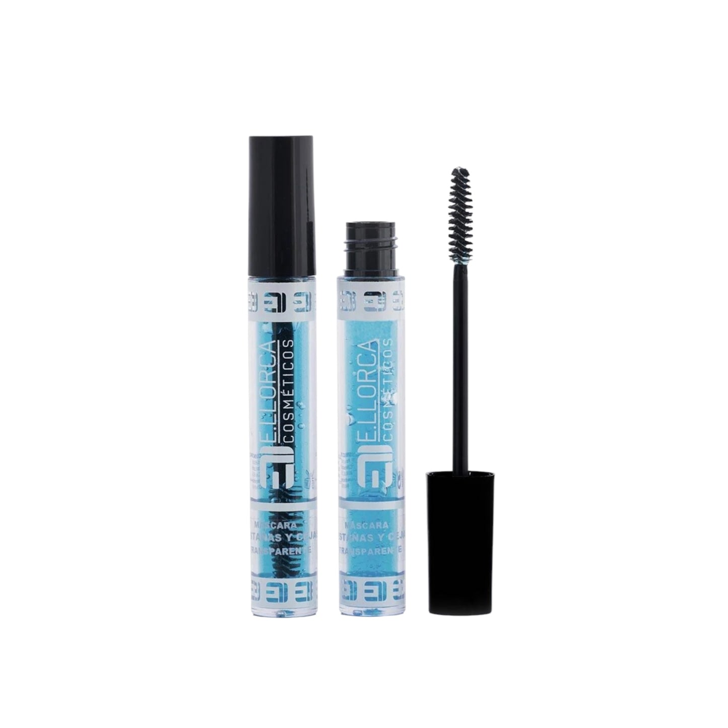 Máscara de pestañas transparente Llorca Pro Cosmetics con cepillo aplicador