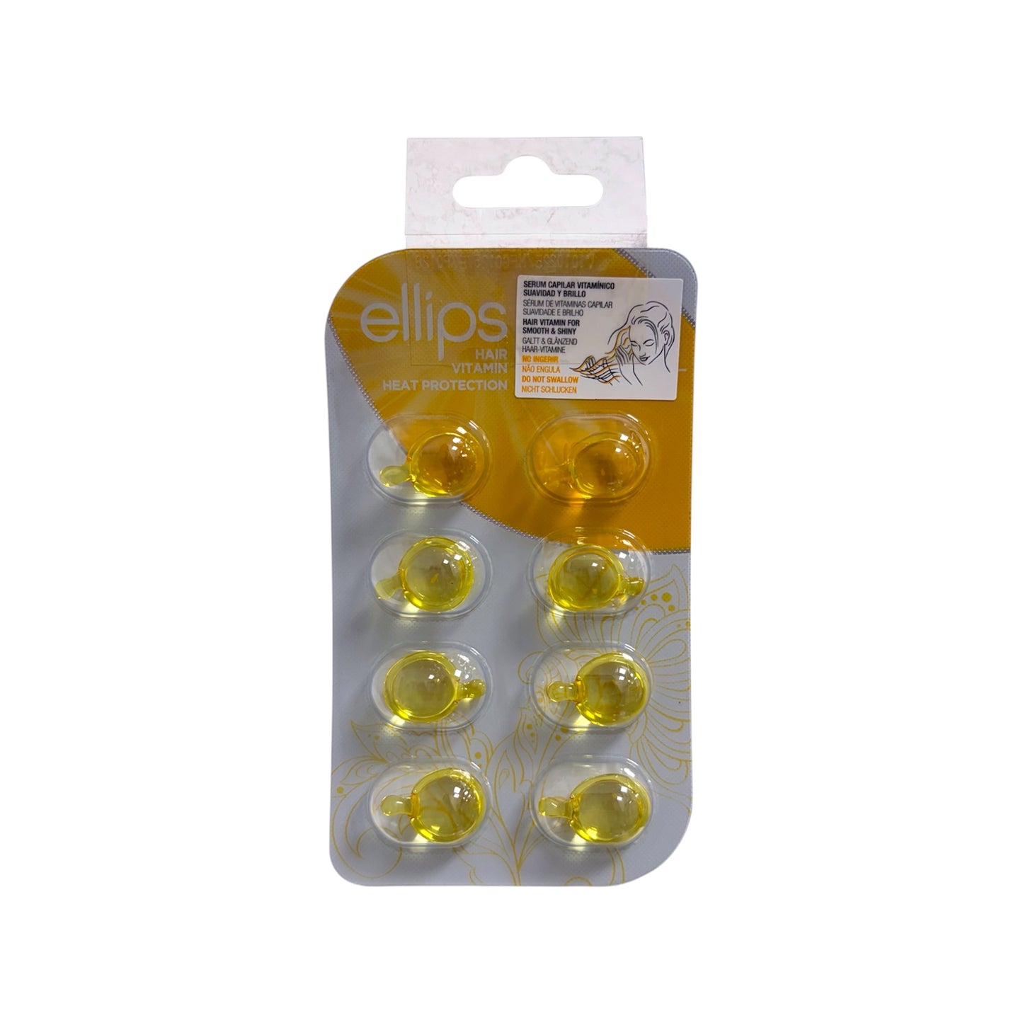 Cápsulas Capilares Ellips Smooth & Shiny para Brillo y Suavidad