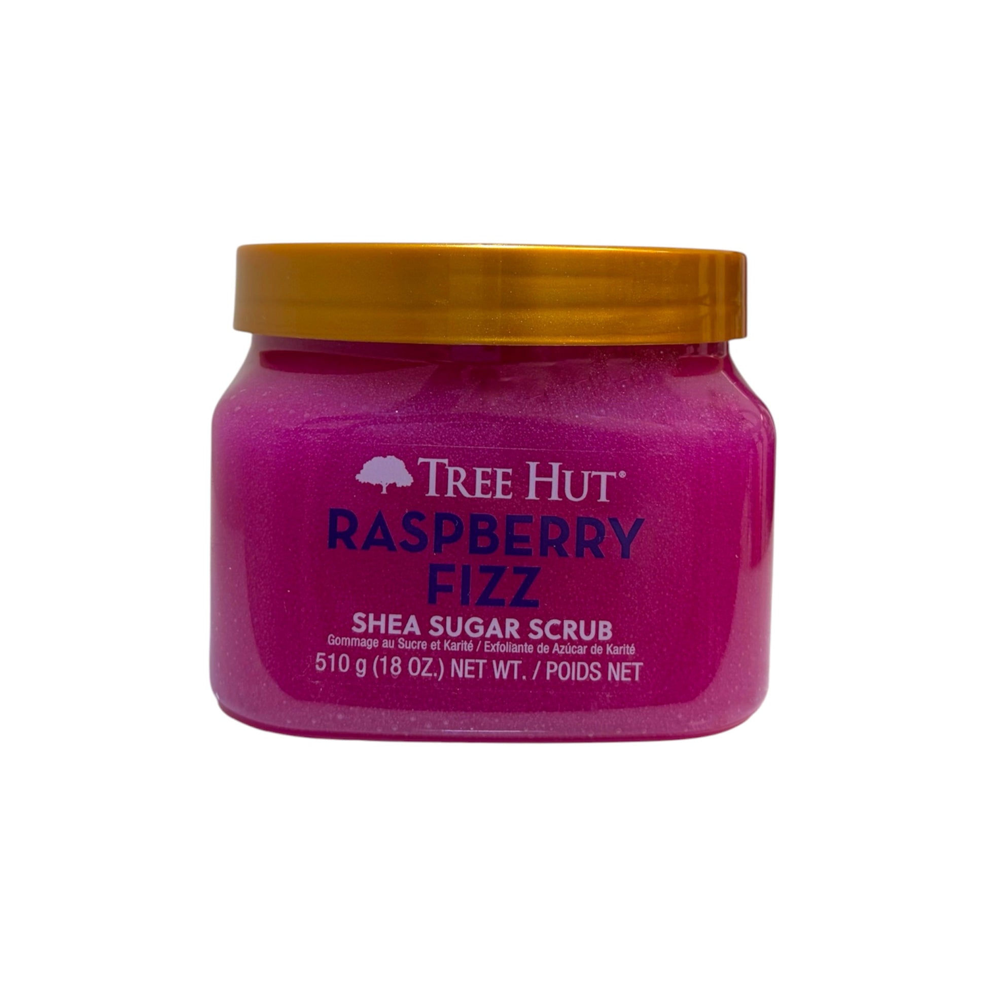 Exfoliante corporal Tree Hut Raspberry Fizz de azúcar con manteca de karité