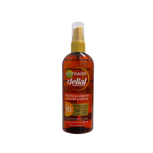 Garnier Delial Aceite Protector Dorado Sublime SPF 10