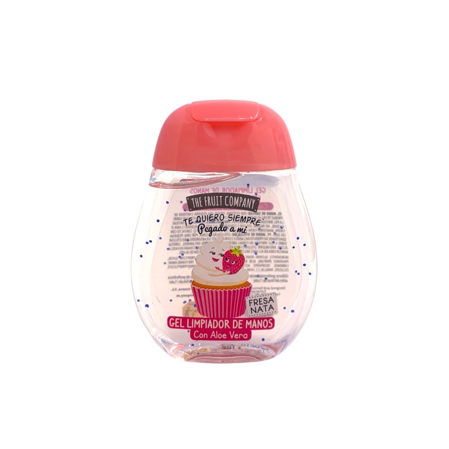 The Fruit Company Gel Limpiador de Manos Fresa Nata con Aloe Vera