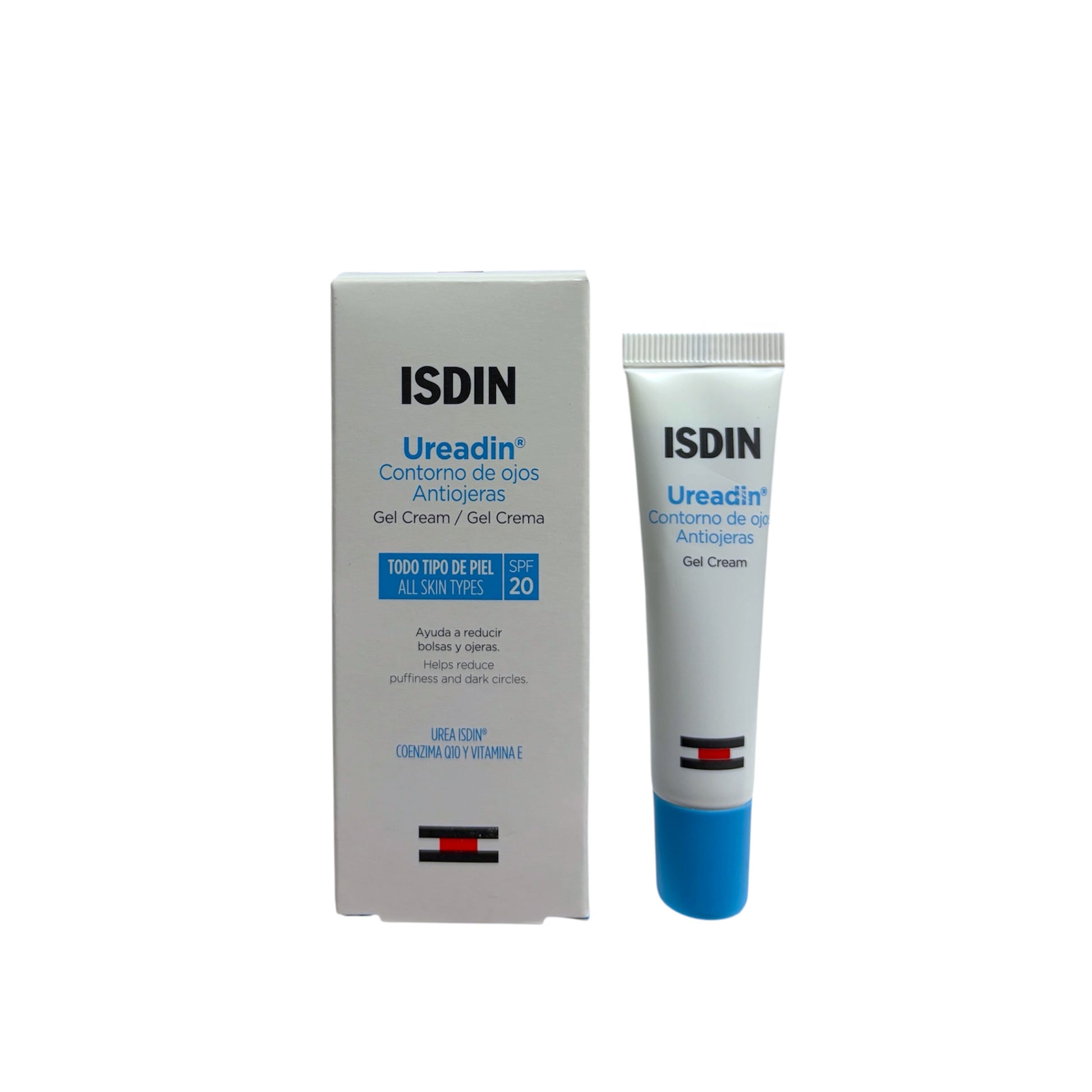 ISDIN Ureadin Contorno de Ojos Antiojeras Gel Crema SPF 20