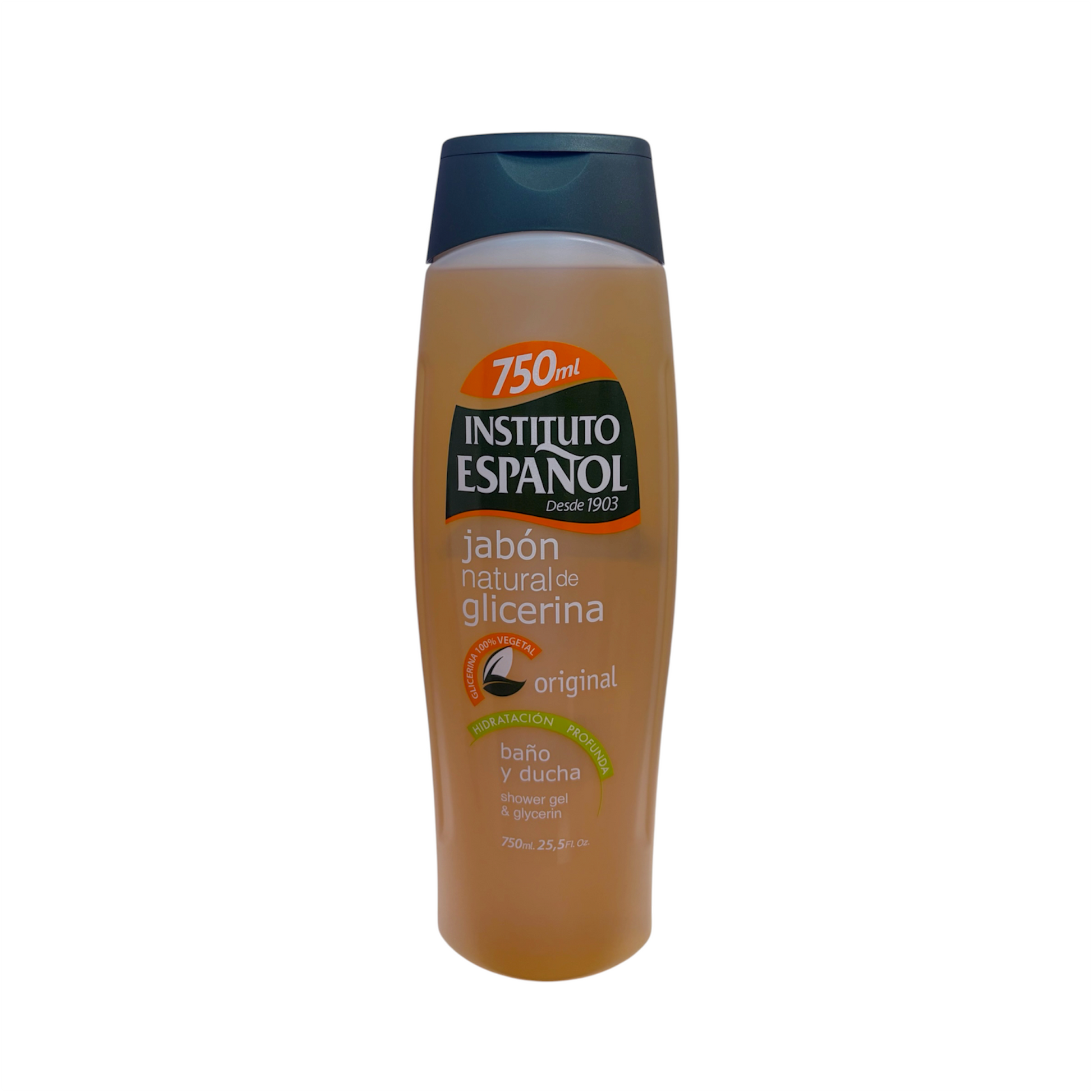 Instituto Español Jabón Natural de Glicerina Original para Baño y Ducha 750 ml