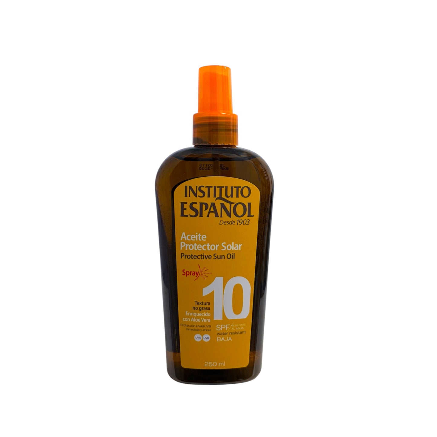 Instituto Español Aceite Protector Solar Spray SPF 6 / SPF 10 con Aloe Vera 250 ml