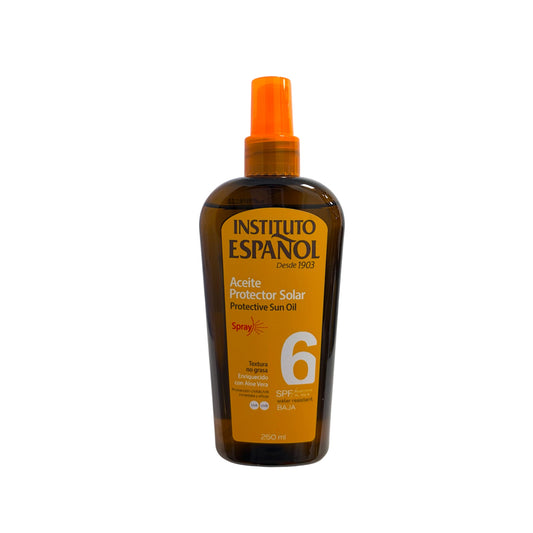 Instituto Español Aceite Protector Solar Spray SPF 6 / SPF 10 con Aloe Vera 250 ml