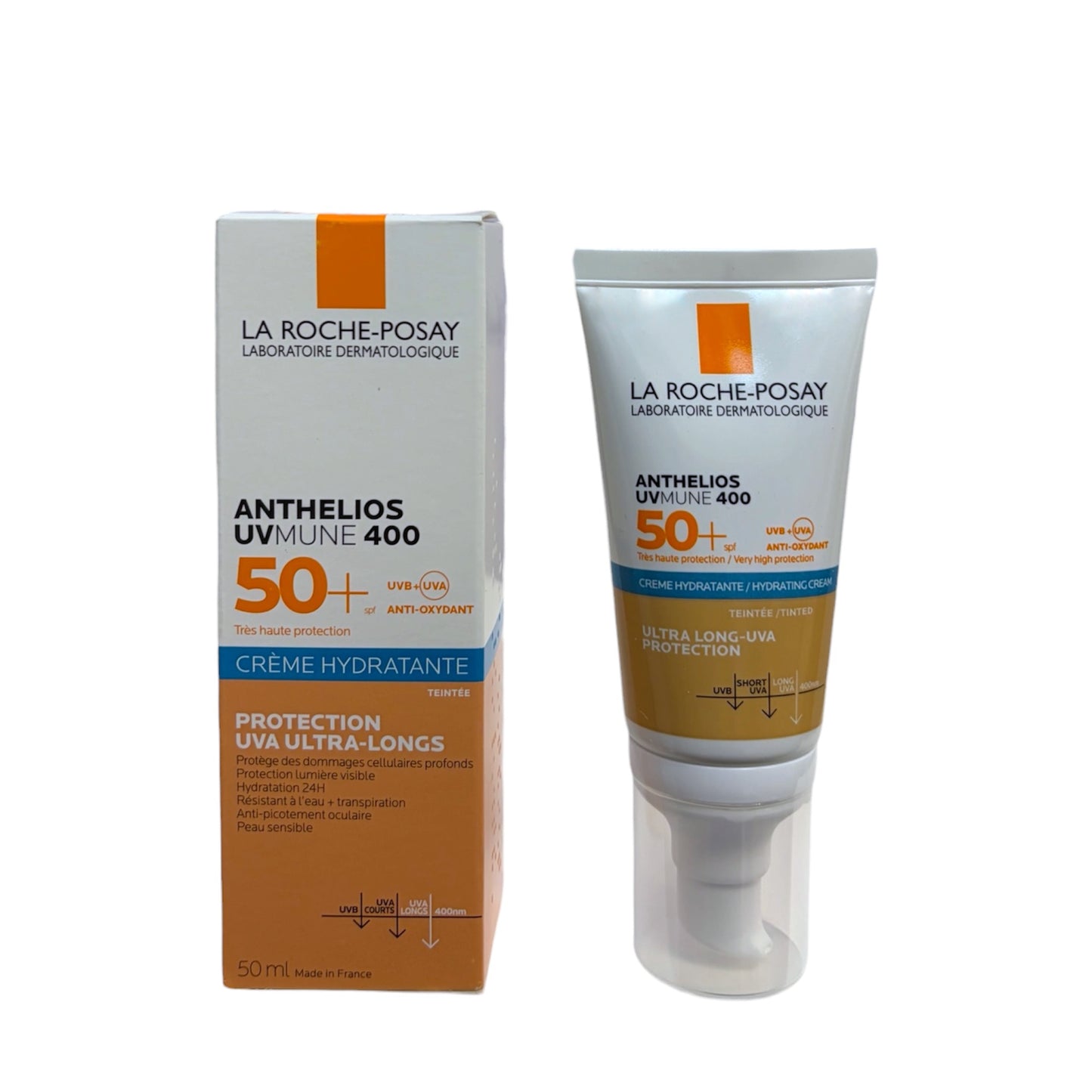 La Roche-Posay Anthelios UVMune 400 Crema Hidratante con Color SPF 50+ 50 ml