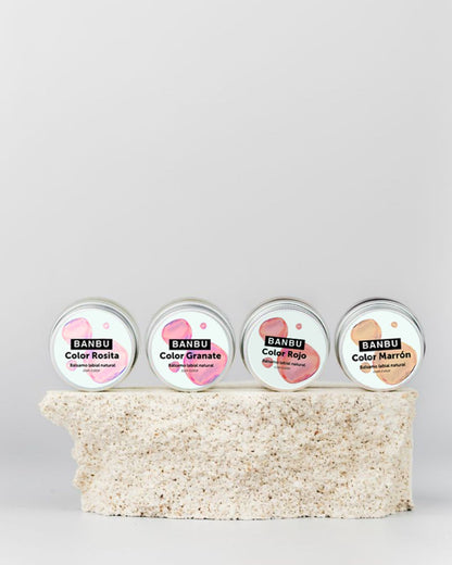 Pack 4 Bálsamos con Color