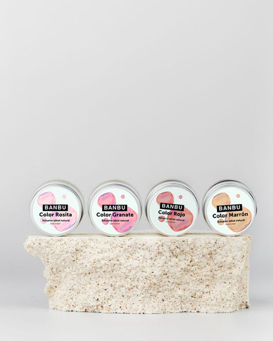 Pack 4 Bálsamos con Color