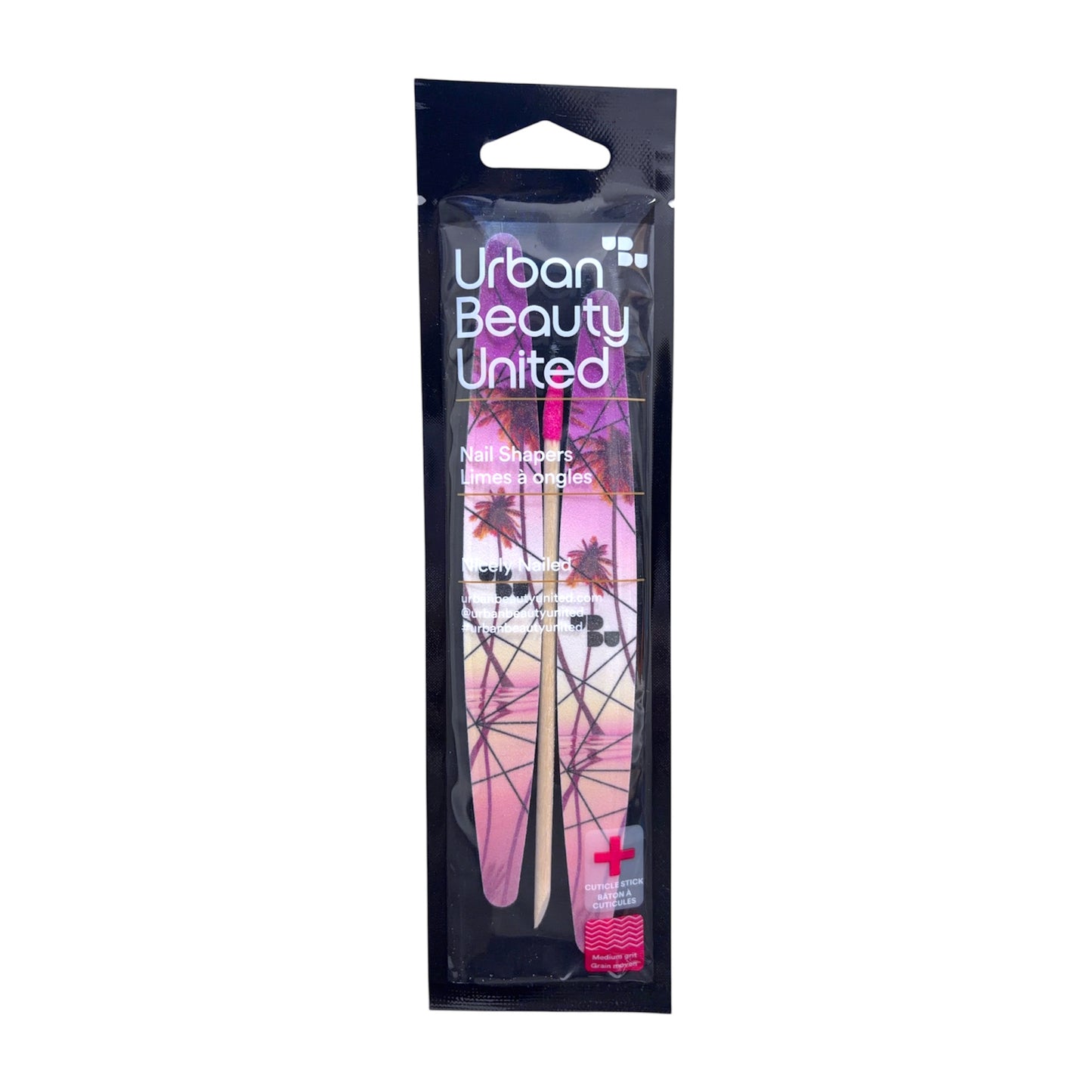 Limas de uñas Urban Beauty United – Pulido y brillo natural en 2 pasos