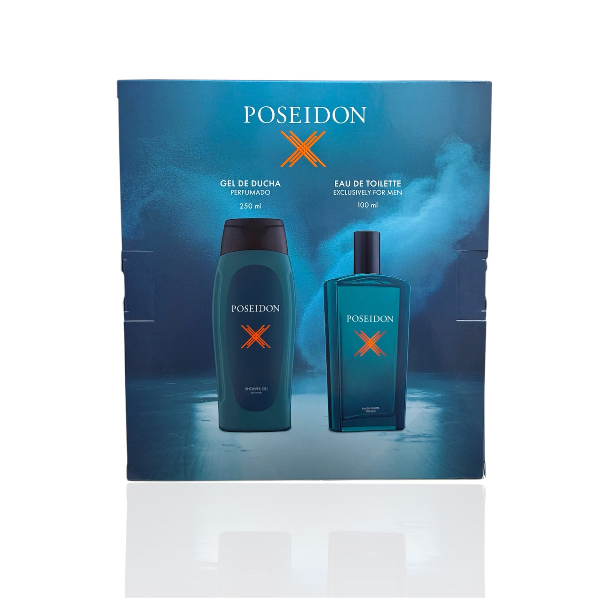 Estuche Poseidon X hombre con Eau de Toilette 100 ml y gel de ducha 250 ml