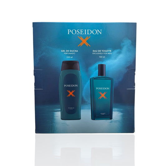Estuche Poseidon X hombre con Eau de Toilette 100 ml y gel de ducha 250 ml